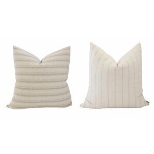 Pair of Handmade Vintage Pillow Covers
